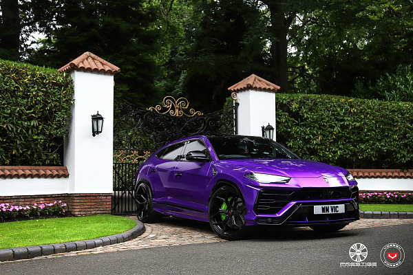 Фото дисков NOVITEC NL4 Черный глянец на Lamborghini Urus