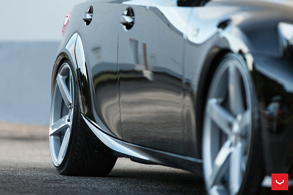 Фото дисков Vossen CV3 Серебро на Lexus IS II