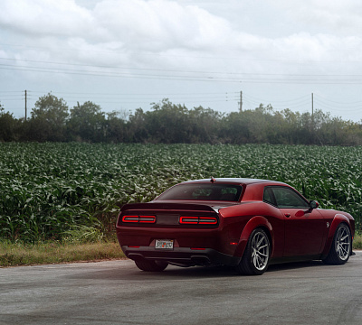 Фото дисков Vossen HF-3 на Dodge Challenger III