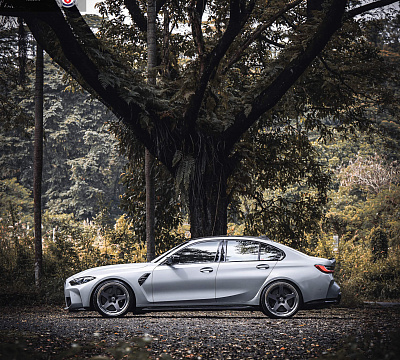 Фото дисков HRE 527 на BMW 3/M3 (G2x/G80)