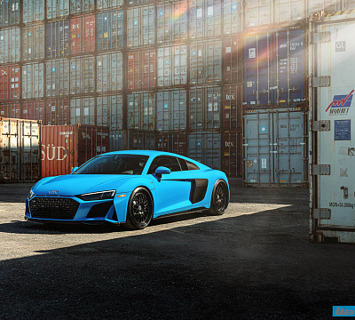 Фото дисков HRE 540C на Audi R8 (4S)