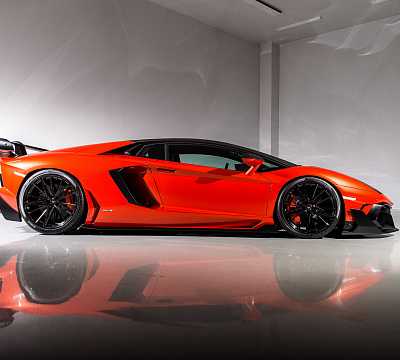 Фото дисков Vossen M-X6 на Lamborghini Aventador
