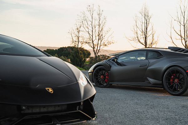 Фото дисков HRE RC103 Черный сатин на Lamborghini Huracan