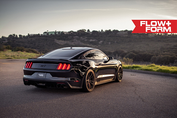 Фото дисков HRE FF04 Сатиновое темное золото на Ford Mustang VI