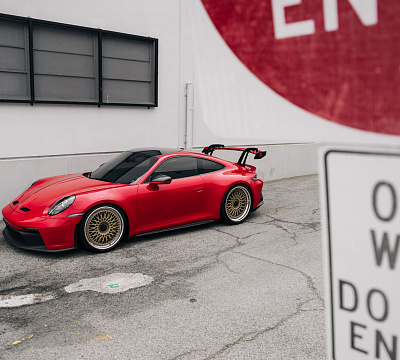 Фото дисков Brixton Forged TR20 на Porsche 911 VIII