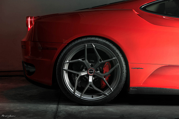 Фото дисков Brixton Forged PF5 Сатиновый графит на Ferrari F430