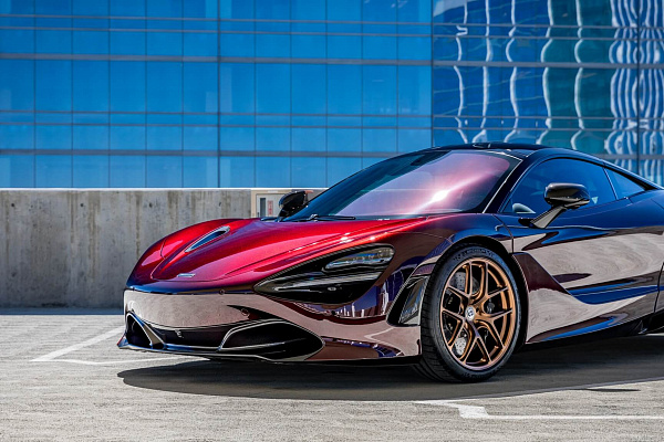 Фото дисков HRE R101 Lightweight Сатиновая бронза на McLaren 720S