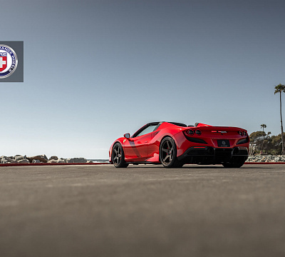 Фото дисков HRE 305 GTS на Ferrari F8