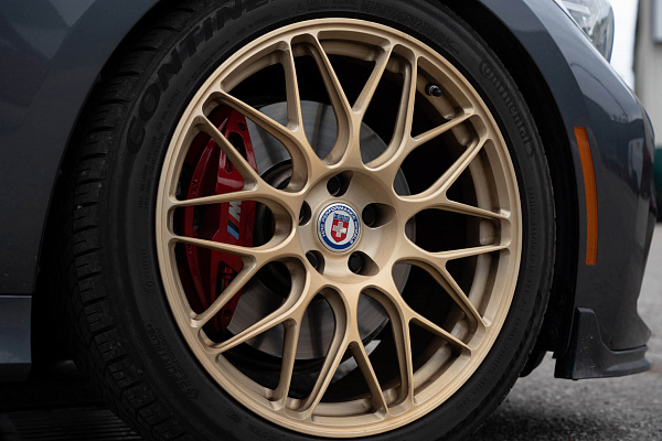 Фото дисков HRE RC100 Сатиновое золото на BMW 3/M3 (G2x/G80)