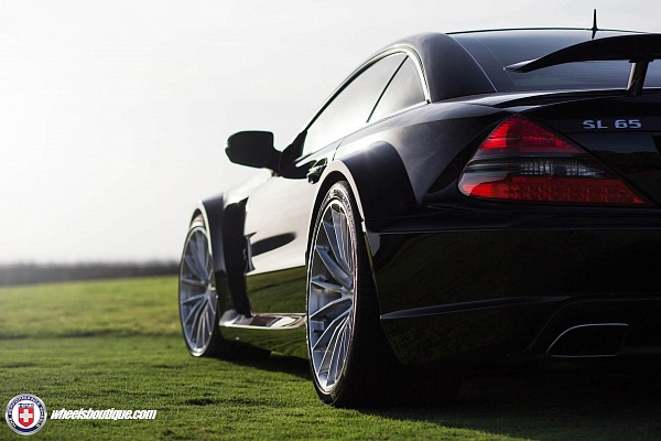 Фото дисков HRE P103 Глянцевый лак на Mercedes-Benz SL (R230)