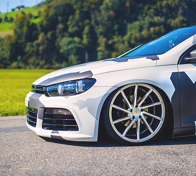 Фото дисков Vossen CVT на Volkswagen Scirocco III