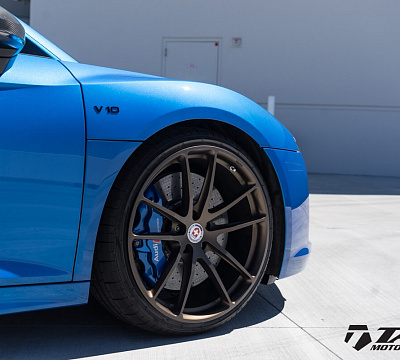 Фото дисков HRE P104 на Audi R8 (4S)