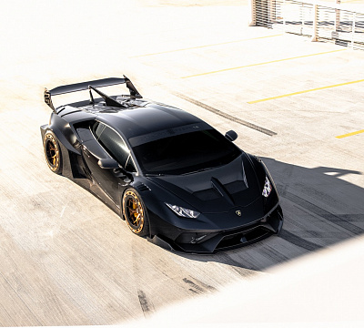 Фото дисков Brixton Forged PF7 Aerotech на Lamborghini Huracan