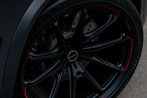 Фото дисков Brixton Forged PF11 R / RS Черный сатин на BMW X5/X5 M (G05/G18/F95)