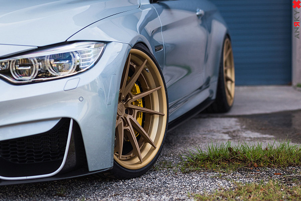 Фото дисков Anrky AN33 Сатиновая бронза на BMW 4/M4 (F32/F82)