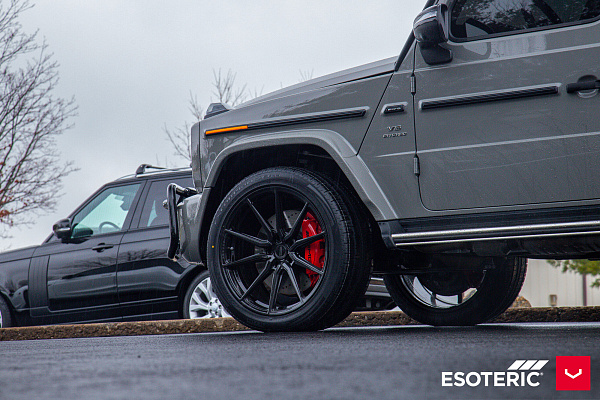 Фото дисков Vossen HF-3 Черный сатин на Mercedes-Benz G-Class III