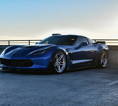 Фото дисков Vossen M-X1 (3-Piece) на Chevrolet Corvette C7