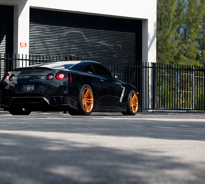 Фото дисков Vossen CG-202 на Nissan GT-R