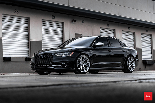 Фото дисков Vossen VFS-6 Серебро на Audi A/RS 6 (C7)