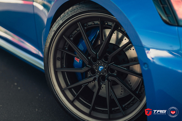 Фото дисков Vossen M-X4T (3-Piece) Черный сатин на Audi A/S/RS 5 (F5)