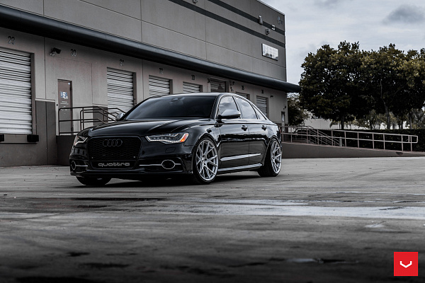 Фото дисков Vossen VFS-6 Серебро на Audi A/RS 6 (C7)