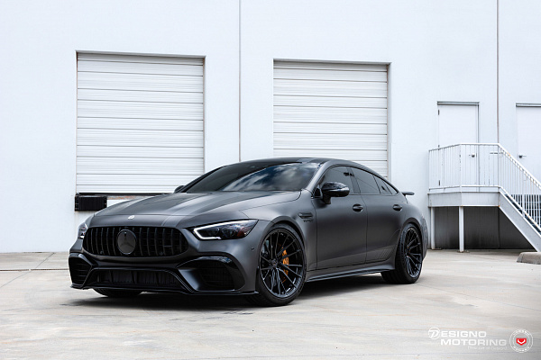 Фото дисков Vossen M-X4T Черный сатин на Mercedes-Benz AMG GT I