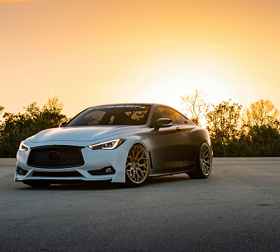 Фото дисков Vossen HF-2 на Infiniti Q60 II