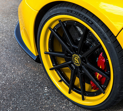 Фото дисков Strasse Wheels SV1 Deep Concave FS на McLaren 650S