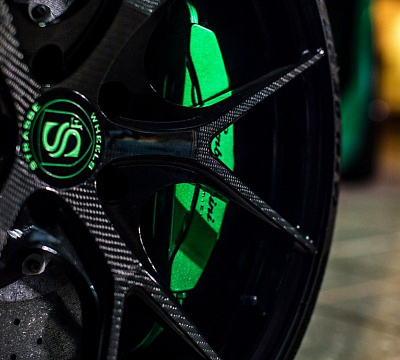 Фото дисков Strasse Wheels SM5R Deep Concave Monoblock на Lamborghini Aventador