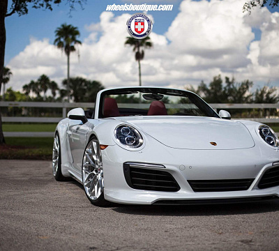 Фото дисков HRE P200 на Porsche 911 VII