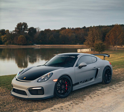 Фото дисков Brixton Forged R11-R на Porsche Cayman II