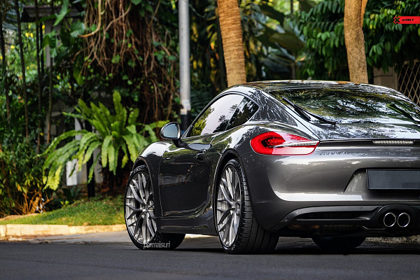Фото дисков Anrky AN20 Глянцевый тонированный лак на Porsche Cayman II