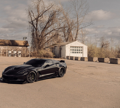 Фото дисков Vossen EVO-4R (3-Piece) на Chevrolet Corvette C7