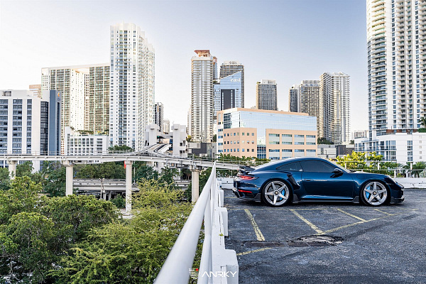 Фото дисков Anrky AN36-S Полированный лак на Porsche 911 VIII