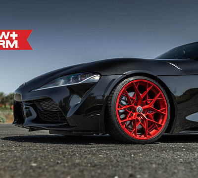 Фото дисков HRE FF10 на Toyota Supra A90