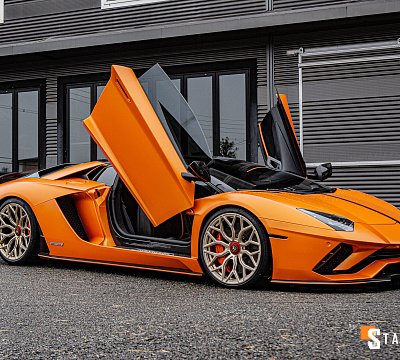 Фото дисков Vossen S17-01 на Lamborghini Aventador