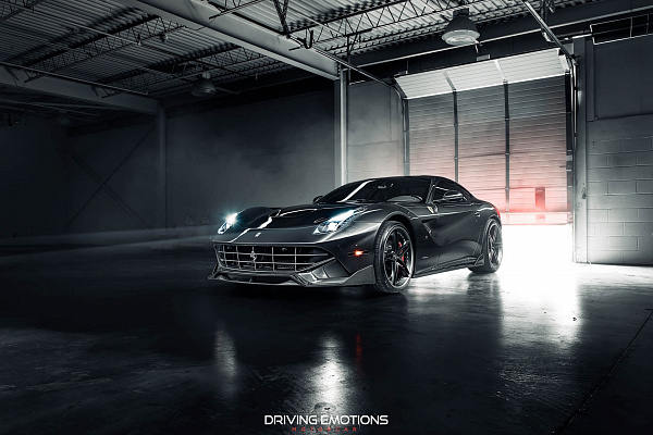 Фото дисков HRE S207 Черный сатин на Ferrari F12