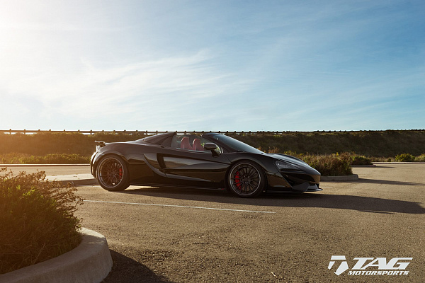 Фото дисков Anrky AN39 Черный сатин на McLaren 570S