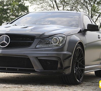 Фото дисков Vossen EVO-5 на Mercedes-Benz C-Class (W204)