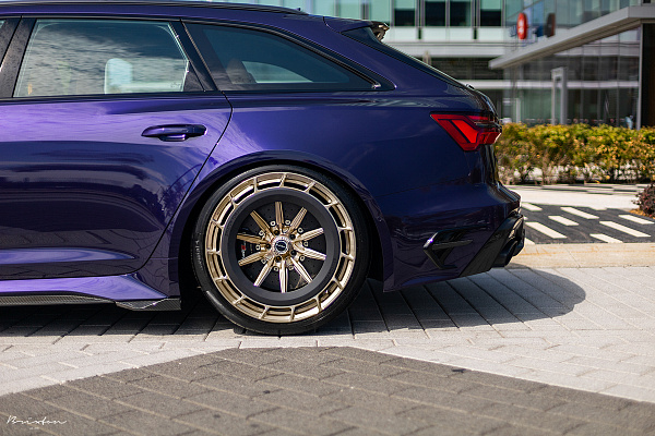 Фото дисков Brixton Forged R11-R Aerotech Глянцевая бронза на Audi A/RS 6 (C8)