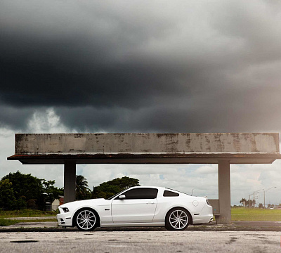 Фото дисков Vossen CVT на Ford Mustang V