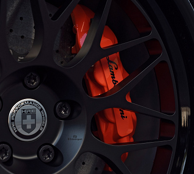 Фото дисков HRE 300 на Lamborghini Aventador