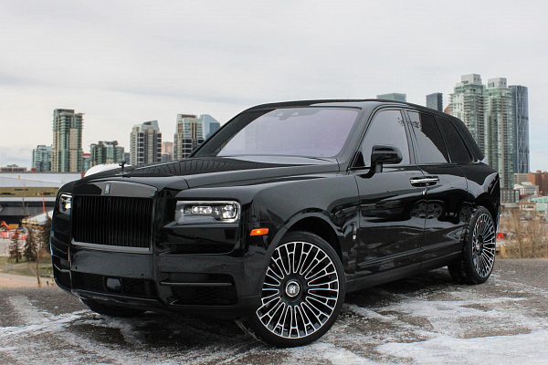 Фото дисков Brixton Forged LX01 Алмазная проточка на Rolls-Royce Cullinan