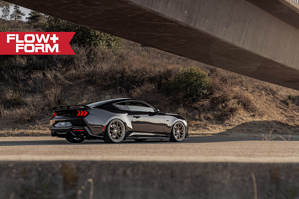 Фото дисков HRE FF21 Сатиновая шампань на Ford Mustang VI