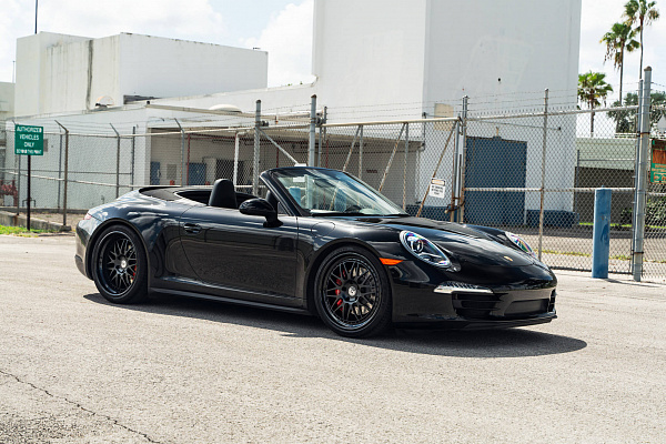 Фото дисков HRE 540C Черный сатин на Porsche 911 VII