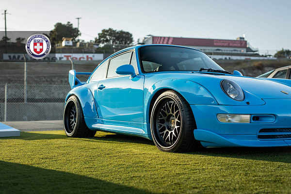 Фото дисков HRE C100 Черный сатин на Porsche 911 IV