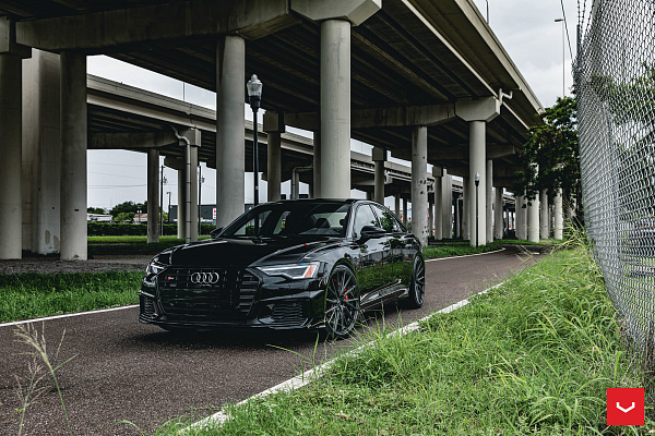 Фото дисков Vossen HF-4T Сатиновый графит на Audi A/RS 6 (C8)