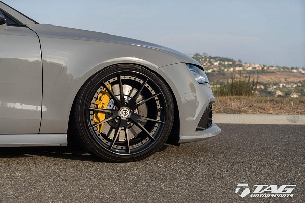 Фото дисков HRE S101 Черный сатин на Audi A/RS 7 (4G)