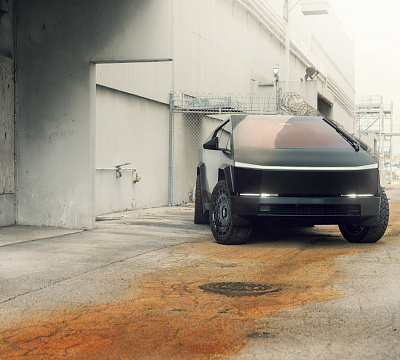 Фото дисков Vossen LC3-11 на Tesla Cybertruck