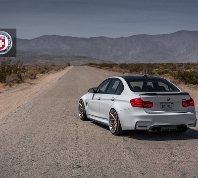 Фото дисков HRE S104SC на BMW 3/M3 (F3x/F80)
